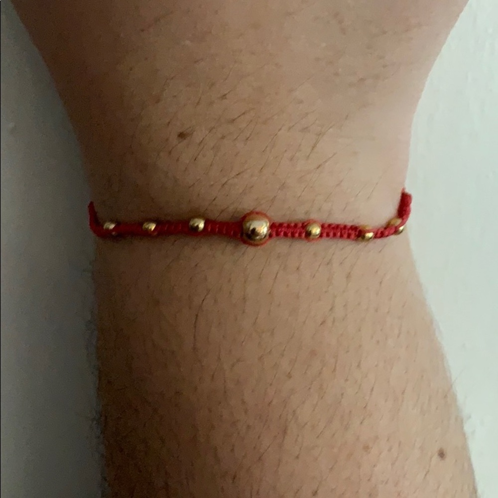 🚨LAST ONE! Alvaro Avila Bracelet w/ GF rounds Red